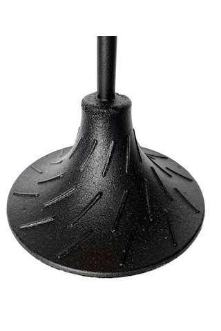 Schömne Şömine Maşa Takımı Yuvarlak Ayaklı Siyah