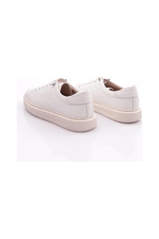 Dgn P64 Kadin Bağcikli Düz Taban Sneaker Ayakkabi P64-1512-R0198 Beyaz