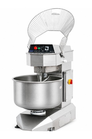 Ism 75-32 Cr, 75 L,iki Devirli, Paslanmaz Çelik Gövde Sprial Mixer Krom