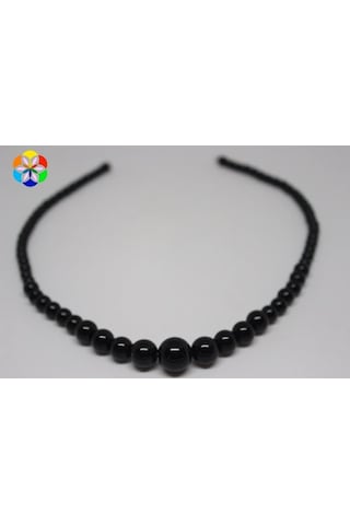 Onix (Oniks) Taşı Kolye Kehribar  Klipsli