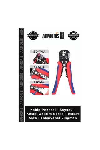 Kablo Pensesi - Soyucu - Kesici Onarım Gereci Tesisat Aleti Fonksiyonel Ekipman