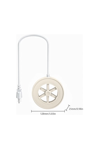 Xindoker Kışlık Kuş Ve Evcil Hayvan Su Tankı Isıtıcı - Otomatik Aç-kapa Termostat Kontrollü 70w Dış Mekan Buz Çözücü - Su Güvenli Beyaz Abd Standartı