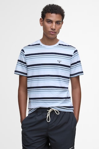 Barbour Houstead Stripe Tailored Fit T-shirt Wh11 White Beyaz