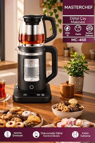 Masterchef MC-468 1.8 L Dijital Çay Makinesi