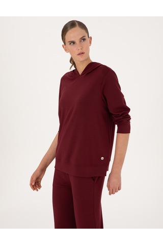 Pierre Cardin Kadın Vişne Sweatshirt 50314972-vr223 Vişne