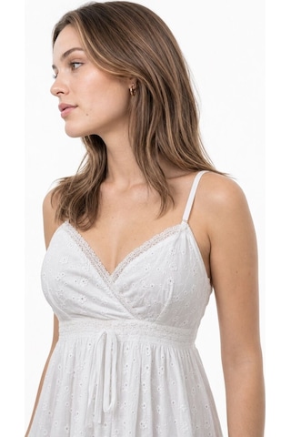 LOFT Loose Fit Kadın Elbise Lf2042480 Q1.v1 Beyaz