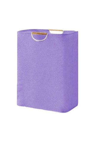 Pazly Suntek Çamaşır Sepeti Katlanabilir Çok Amaçlı Ev Banyo Dolap Mor Mor