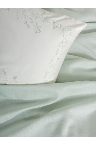 Cotton Box Serenity Bambu Çift Kişilik Pike Takımı Brisa Mint Mint Yeşili