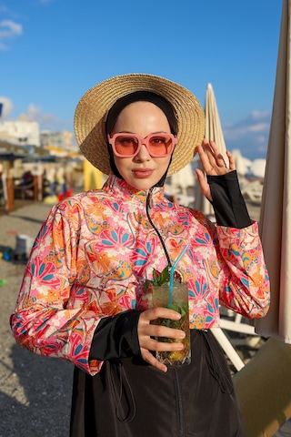 Tam Kapalı Tesettür Mayo Hale R2501 Hale01