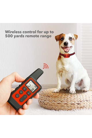 Zilinn Elektronik Köpek Eğitim Tasması, Su Geçirmez, Şarj Edilebilir, Havlama Önleyici, Uzaktan Kumanda, Küçük Ve Orta Boy Köpekler İçin Eğitici