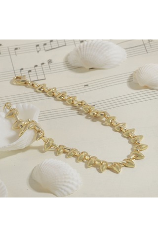 Kılçık Bileklik 718557 Gold Gümüş
