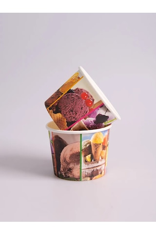 Laren Tek Kullanımlık Kağıt Kremalık 330ml 90 Adet 372749005