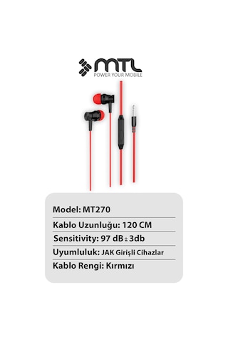 3.5 Mm Jack Girişli Stereo Kulak İçi Silikonlu Kablolu Kulaklık Güçlü Ses, Maksimum Konfor Diğer
