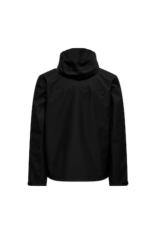 Only & Sons Onsluke Waterproof Jacket Otw Vd Erkek Siyah Ceket - 22031606 Siyah