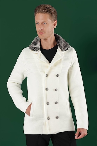 Efor 02 Slim Fit Ekru Spor Kaban Ekru