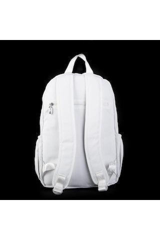 Nas Bag Büyük Boy Unisex Hafif Ve Su Geçirmez Çok Gözlü Sırt Çantası Beyaz
