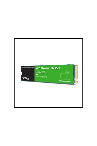 Wd Green Sn350, Wds500g2g0c, 500gb, 2400/1500, Gen3, Nvme Pcıe M.2 2280, Ssd