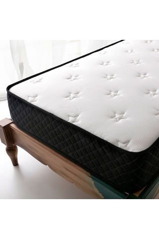 Uzunbebe 80X190 Pc Parrot Black Elite Ortopedik Tek Kişilik Yaylı Yatak