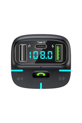 Bluetooth Araç Kiti, Telefon Cevaplama, Çakmaklık Şarj Ve Fm Transmitter, Mp3 Çalar - F9