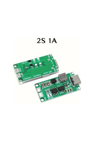 Sunshine022 1 Adet 18650 2s 3s 4s Type C 8.4v 12.6v 16.8v Step Up Lipo Li Ion Şarj Cihazı 4s 2a