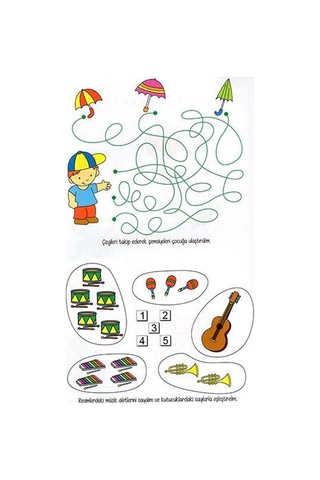 Benim İlk Aktivite Kitabım-Mavi Kitap- Parıltı Yayınları