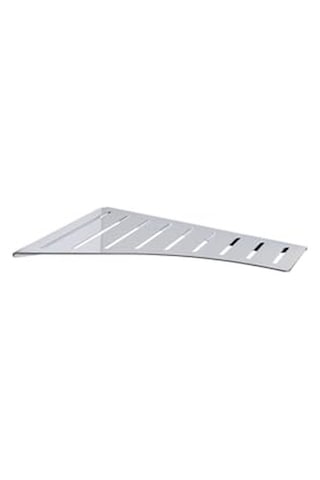 Banyo Krom Duş Rafı Krom Renk 30x203x305 Mm Gri Tek Ebat Ba3007 043 Cr Çok Renkli