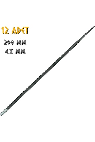 Sgs Motorlu Testere Zincir Bileme Eğesi 4.8 X 200 Mm. - 12 Adet
