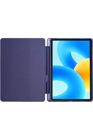 Huawei Matepad 11.5 Inç Tablet Uyumlu Kılıf Katlanır Kalemlikli Standlı Uyku Modlu Akıllı Kapak Kılıf