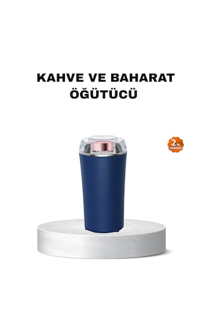 Otomatik Paslanmaz Çelik Kahve Ve Baharat Öğütücü Gri