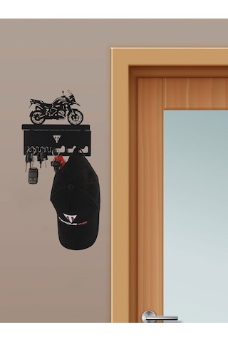 Torque-MX Metal Dekoratif Anahtar Askısı EA18 Siyah