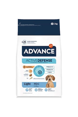 Advance Mini Light Tavuklu Diyet Küçük Irk Yetişkin Köpek Maması 3 KG