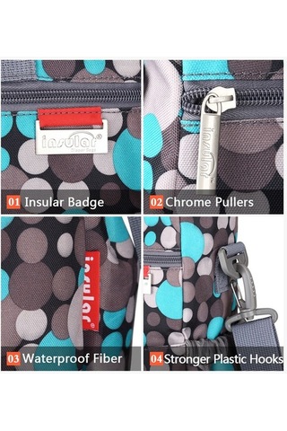 Novahub Moveevo Geniş Kapasiteli Anne Çantası - Bebek Bezi, Emzirme Ve Seyahat İçin Omuz/el Çantası Gri Gri