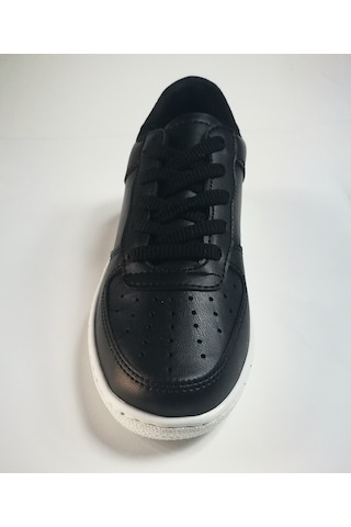 Aır Bağcıklı Termo Taban Unısex Spor Sneaker Siyah