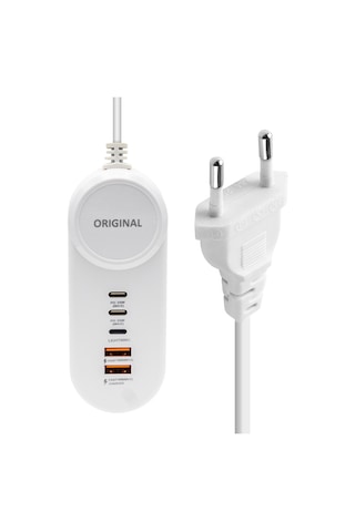 Powermaster Pm-20659 25w Pd Lıghtnıng 2 Type-c 2 Usb Şarj Adaptör
