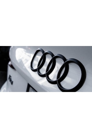 Dk Tuning Audi Bagaj Oval 192mm Siyah Halka Rozet Amblem Arma