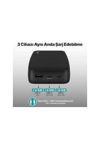Ttec 2BB210S Chargeup 20.000 MAh Powerbank