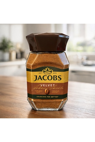 Jacobs Velvet %100 Çözünebilir Kahve 3 Adet X 95 G Yumuşak İçim, Dolgun Lezzet Çözünebilir