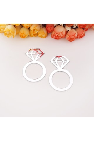 Elmas Peçete Halkaları Düğün Nişan Vb. Yemek Masası Dekorasyon İçin