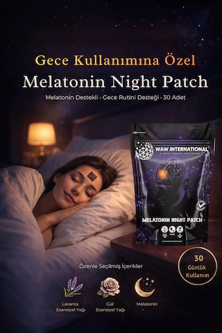 Melatonin Night Bant - Hızlı Uykuya Geçiş Ve Kaliteli Uyku İçin Melatonin Desteği 30 Adet