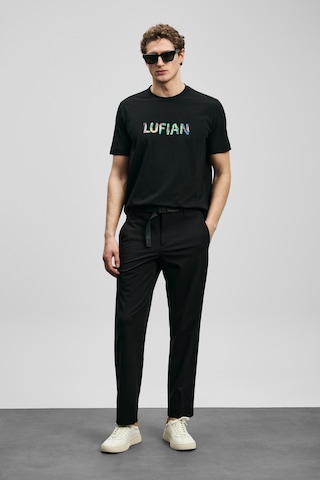 Lufian Torın Smart Erkek Chino Pantolon Slim Fit Siyah Siyah 111190372100100