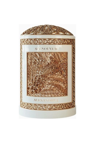 Alexandre J Pure White Mum 220g, Porselen Ve Bronz Tasarım