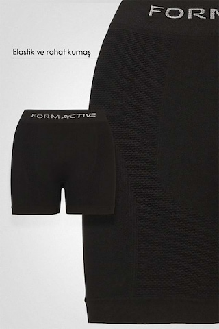 Uniquetrenders Erkek Dikişsiz/seamless Nefes Alabilen Boxer Siyah