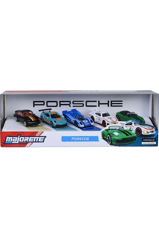 Majorette Porsche 5'li Araba Seti Versıon 2 Çok Renkli