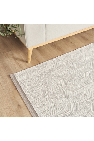 Kaşmir Halı 7/24 Sahara Sofline Aura Grey 200x290 Cm Gri