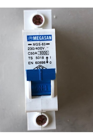 Megasan Mgs-63 C 50a 0tomatik Sigorta