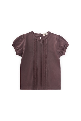 Cigit Dantel Şeritli Bluz 1-5 Yaş Mürdüm Mürdüm