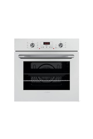 Lanova İnci 3206W01 - G16400-202 - 3220W6 Beyaz Cam Ankastre Set