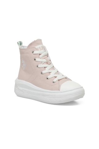U.s. Polo Assn. Clementınetex Jr 5fx Pembe Kız Çocuk High Sneaker 000000000101952790 Pembe