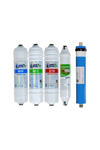 Aquames Puretech 5'li Filtre Seti Membranlı Aquames Puretech 5'li Filtre Seti Membranlı