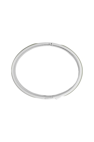 Montblanc M Logo Kil Deri Çelik Bilezik 133125 Yeşil